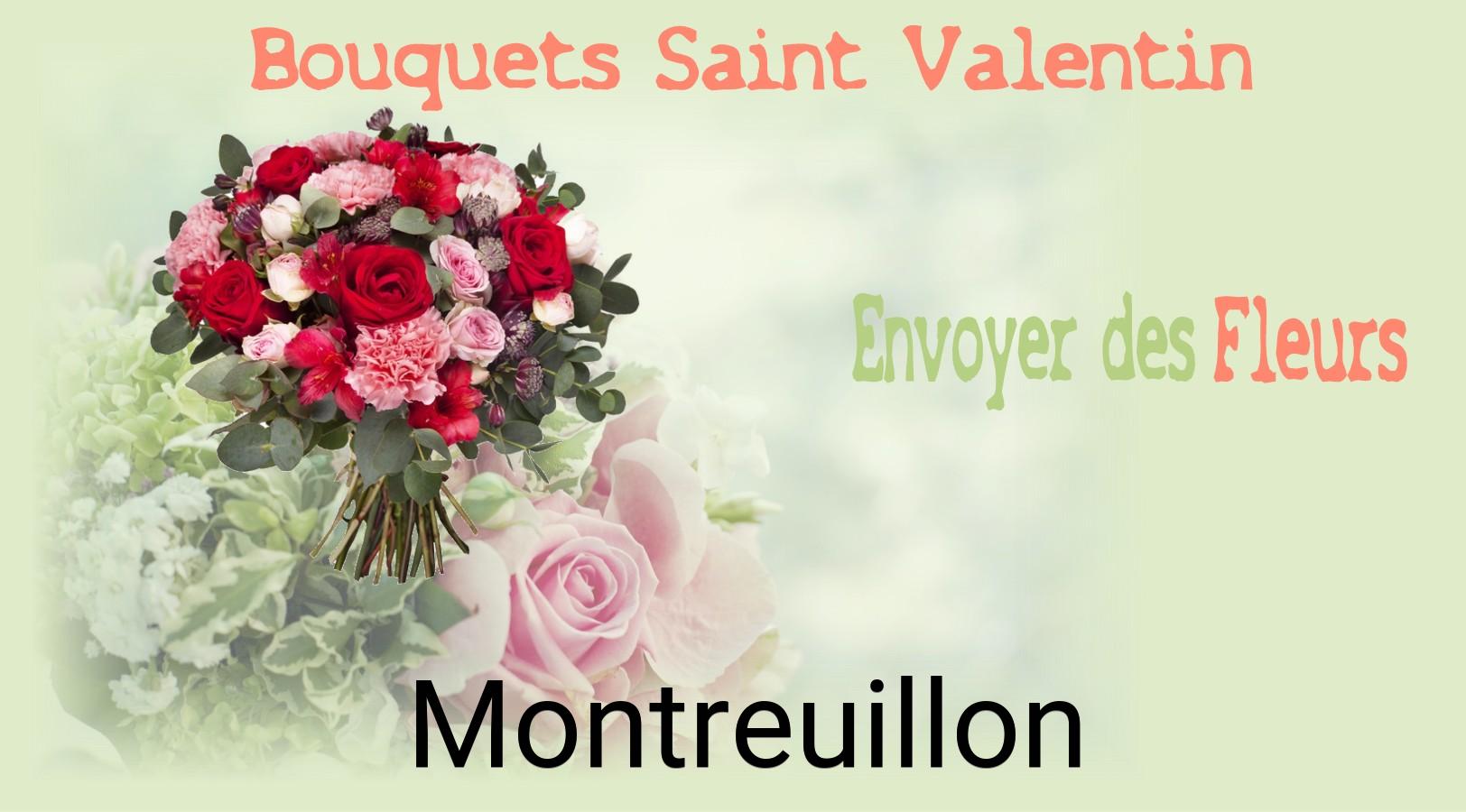 Roses de Saint-Valentin livrées à Montreuillon